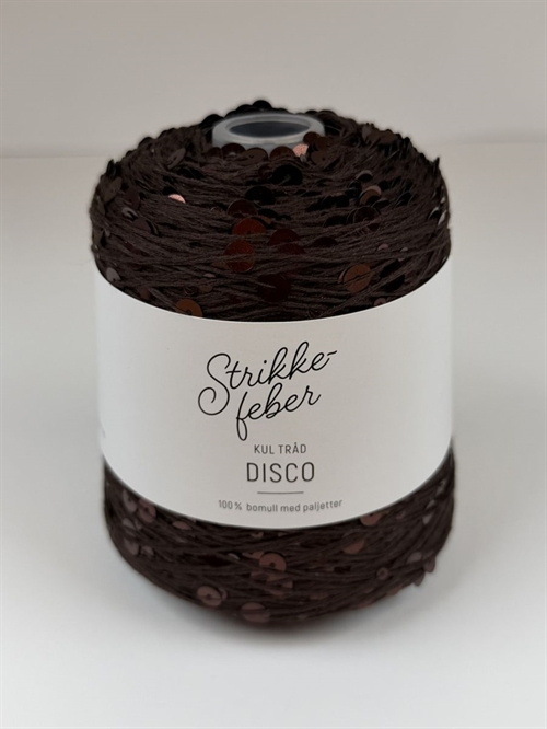 Disco - 200 g Fv. 1612 Brun med brune pailletter